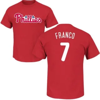 Maikel Franco Philadelphia Phillies Name & Number T-Shirt - Red