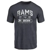 Malcolm Brown Los Angeles Rams Flanker Tri-Blend T-Shirt - Navy