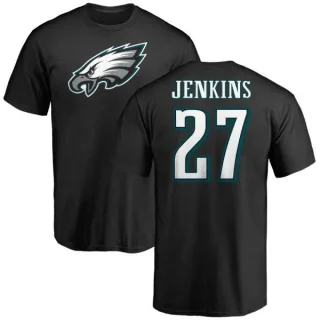 Malcolm Jenkins Philadelphia Eagles Name & Number Logo T-Shirt - Black