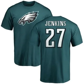 Malcolm Jenkins Philadelphia Eagles Name & Number Logo T-Shirt - Green
