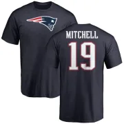 Malcolm Mitchell New England Patriots Name & Number Logo T-Shirt - Navy