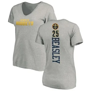 Malik Beasley Women's Denver Nuggets Ash Backer T-Shirt