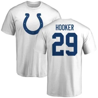 Malik Hooker Indianapolis Colts Name & Number Logo T-Shirt - White