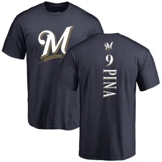 Manny Pina Milwaukee Brewers Backer T-Shirt - Navy