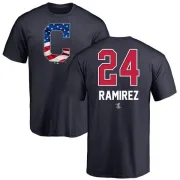 Manny Ramirez Cleveland Indians Name and Number Banner Wave T-Shirt - Navy