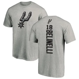 Marco Belinelli San Antonio Spurs Ash Backer T-Shirt