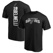 Marco Belinelli San Antonio Spurs Black Backer T-Shirt