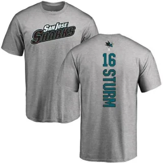 Marco Sturm San Jose Sharks Backer T-Shirt - Ash