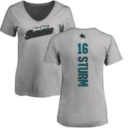 Marco Sturm Women's San Jose Sharks Backer T-Shirt - Ash