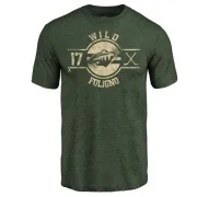 Marcus Foligno Minnesota Wild Insignia Tri-Blend T-Shirt - Green