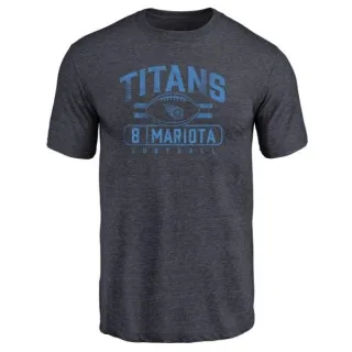 Marcus Mariota Tennessee Titans Flanker Tri-Blend T-Shirt - Navy