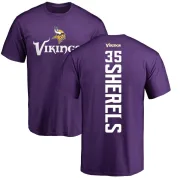 Marcus Sherels Minnesota Vikings Backer T-Shirt - Purple