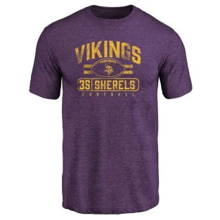 Marcus Sherels Minnesota Vikings Flanker Tri-Blend T-Shirt - Purple