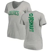 Marcus Smart Women's Boston Celtics Ash Backer T-Shirt