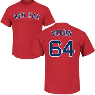 Marcus Walden Boston Red Sox Name & Number T-Shirt - Scarlet