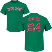 Marcus Walden Boston Red Sox St. Patrick's Day Name & Number T-Shirt - Green