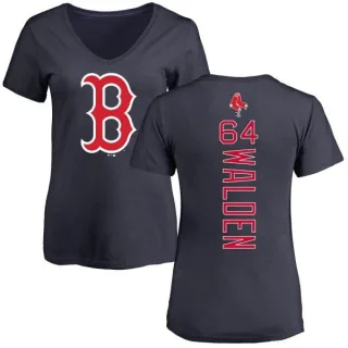 Marcus Walden Women's Boston Red Sox Backer Slim Fit T-Shirt - Navy