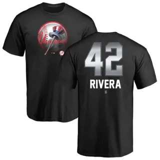 Mariano Rivera New York Yankees Midnight Mascot T-Shirt - Black