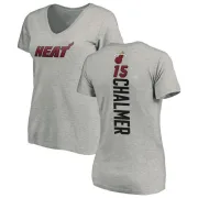 Mario Chalmer Women's Miami Heat Ash Backer T-Shirt