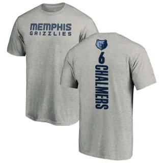 Mario Chalmers Memphis Grizzlies Ash Backer T-Shirt