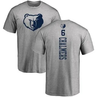 Mario Chalmers Memphis Grizzlies Heathered Gray One Color Backer T-Shirt