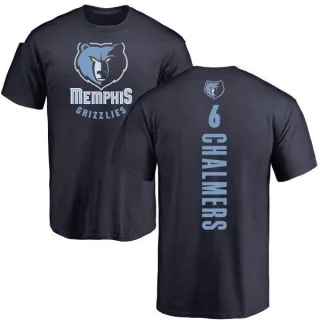 Mario Chalmers Memphis Grizzlies Navy Backer T-Shirt