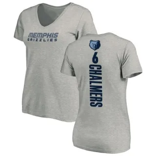 Mario Chalmers Women's Memphis Grizzlies Ash Backer T-Shirt