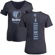 Mario Chalmers Women's Memphis Grizzlies Navy Backer T-Shirt