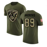 Mark Andrews Baltimore Ravens Olive Salute to Service Legend T-Shirt