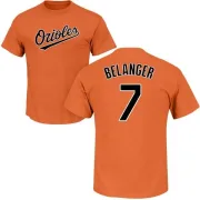 Mark Belanger Baltimore Orioles Name & Number T-Shirt - Orange