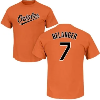 Mark Belanger Baltimore Orioles Name & Number T-Shirt - Orange