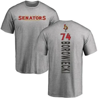 Mark Borowiecki Ottawa Senators Backer T-Shirt - Ash