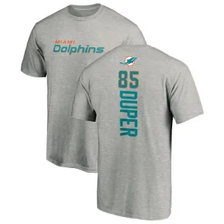 Mark Duper Miami Dolphins Backer T-Shirt - Ash