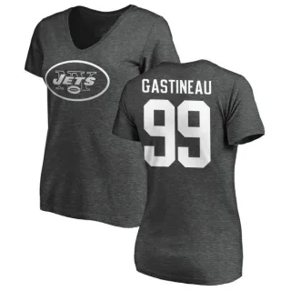 Mark Gastineau Women's New York Jets One Color T-Shirt - Ash