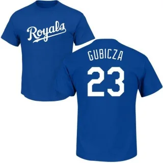 Mark Gubicza Kansas City Royals Name & Number T-Shirt - Royal