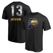 Mark Jackson Indiana Pacers Black Midnight Mascot T-Shirt