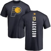 Mark Jackson Indiana Pacers Navy Backer T-Shirt