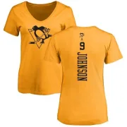 Mark Johnson Women's Pittsburgh Penguins One Color Backer T-Shirt - Gold