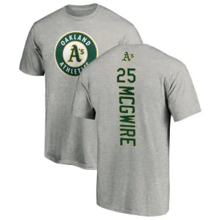 Mark McGwire Oakland Athletics Backer T-Shirt - Ash