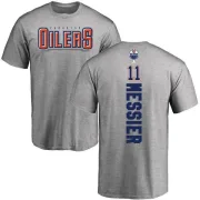 Mark Messier Edmonton Oilers Backer T-Shirt - Ash