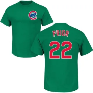 Mark Prior Chicago Cubs St. Patrick's Day Name & Number T-Shirt - Green