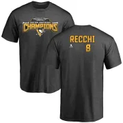 Mark Recchi Pittsburgh Penguins 2017 Eastern Conference Champions Name & Number T-Shirt - Heather Gray