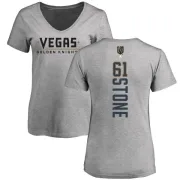 Mark Stone Women's Vegas Golden Knights Backer Slim Fit V-Neck T-Shirt - Heathered Gray