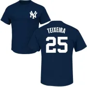 Mark Teixeira New York Yankees Name & Number T-Shirt - Navy