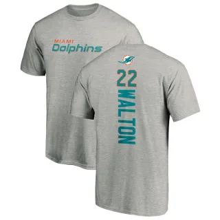 Mark Walton Miami Dolphins Backer T-Shirt - Ash