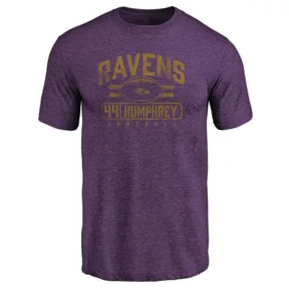 Marlon Humphrey Baltimore Ravens Flanker Tri-Blend T-Shirt - Purple