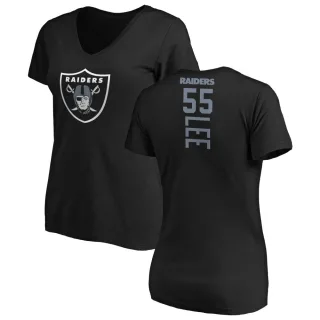 Marquel Lee Women's Oakland Raiders Backer Slim Fit T-Shirt - Black