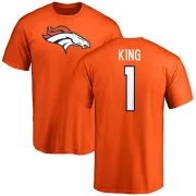 Marquette King Denver Broncos Name & Number Logo T-Shirt - Orange