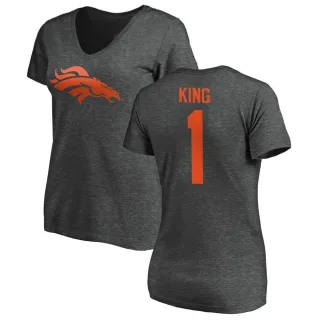 Marquette King Women's Denver Broncos One Color T-Shirt - Ash