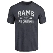 Marqui Christian Los Angeles Rams Flanker Tri-Blend T-Shirt - Navy